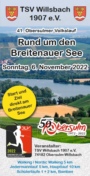Flyer vom Obersulmer Volkslauf